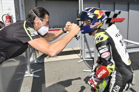 MotoGP Brno J2 : le team Avintia s’excuse d’avoir sauté de joie en voyant Quartararo chuter