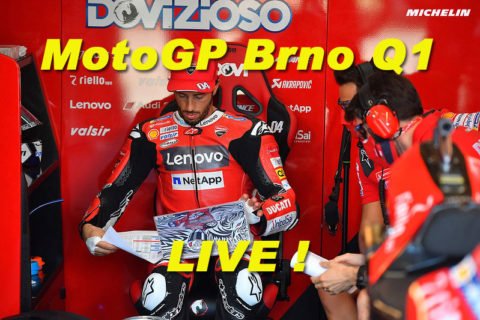 MotoGP Brno Q1 : Andrea Dovizioso s'effondre