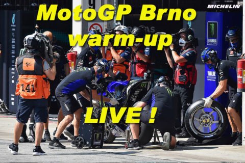 LIVE MotoGP Brno Warm-up :