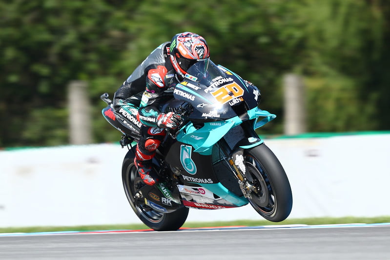 MotoGP Brno J1 Fabio Quartararo (Yamaha/1) : bien, mais encore du travail, le holeshot device, etc. ! (Intégralité)