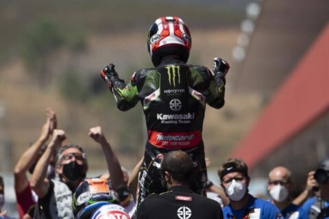 WSBK Portimão Course Superpole : 92e succès pour Jonathan Rea dans la course sprint. Baz 3e.