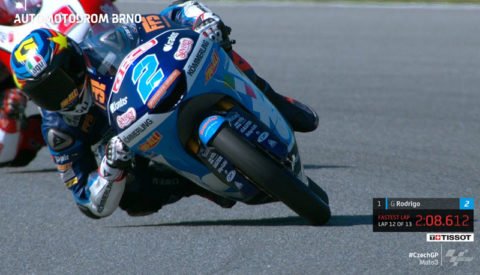 Moto3 ブルノ FP1: ロドリゴの極限状態