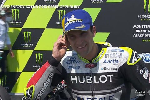 MotoGP Brno J3 Course : Johann Zarco (Ducati/3) « à chaud » !
