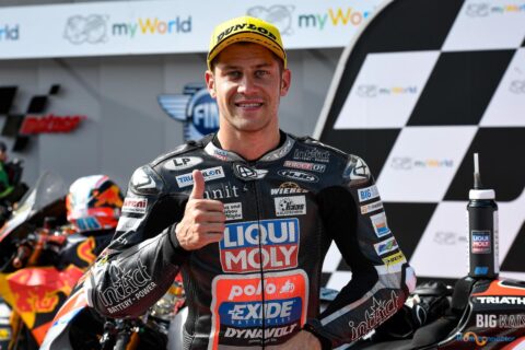 Moto2 バルセロナ FP2: マルセル・シュロッターが快勝