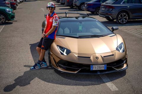 MotoGP Misano 2 : voici la belle voiture de fonction de Bagnaia pour ce week-end