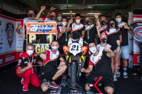 WSBK Superbike Aragón2 Gianni Ramello (Team Go Eleven) : « Aujourd'hui, nous, les petits, avons fait quelque chose d'énorme ! »