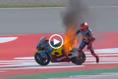Moto2 Barcelone Warm-Up : Luca Marini "Dominator"