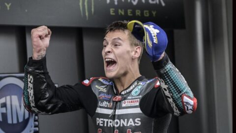 MotoGP [Officiel] : la visière de Fabio Quartararo est mise aux enchères