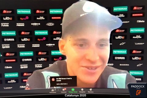 MotoGP Barcelone J1 Débriefing Fabio Quartararo (Yamaha/6) : Plus de frein, objectif podium, etc. (Intégralité)