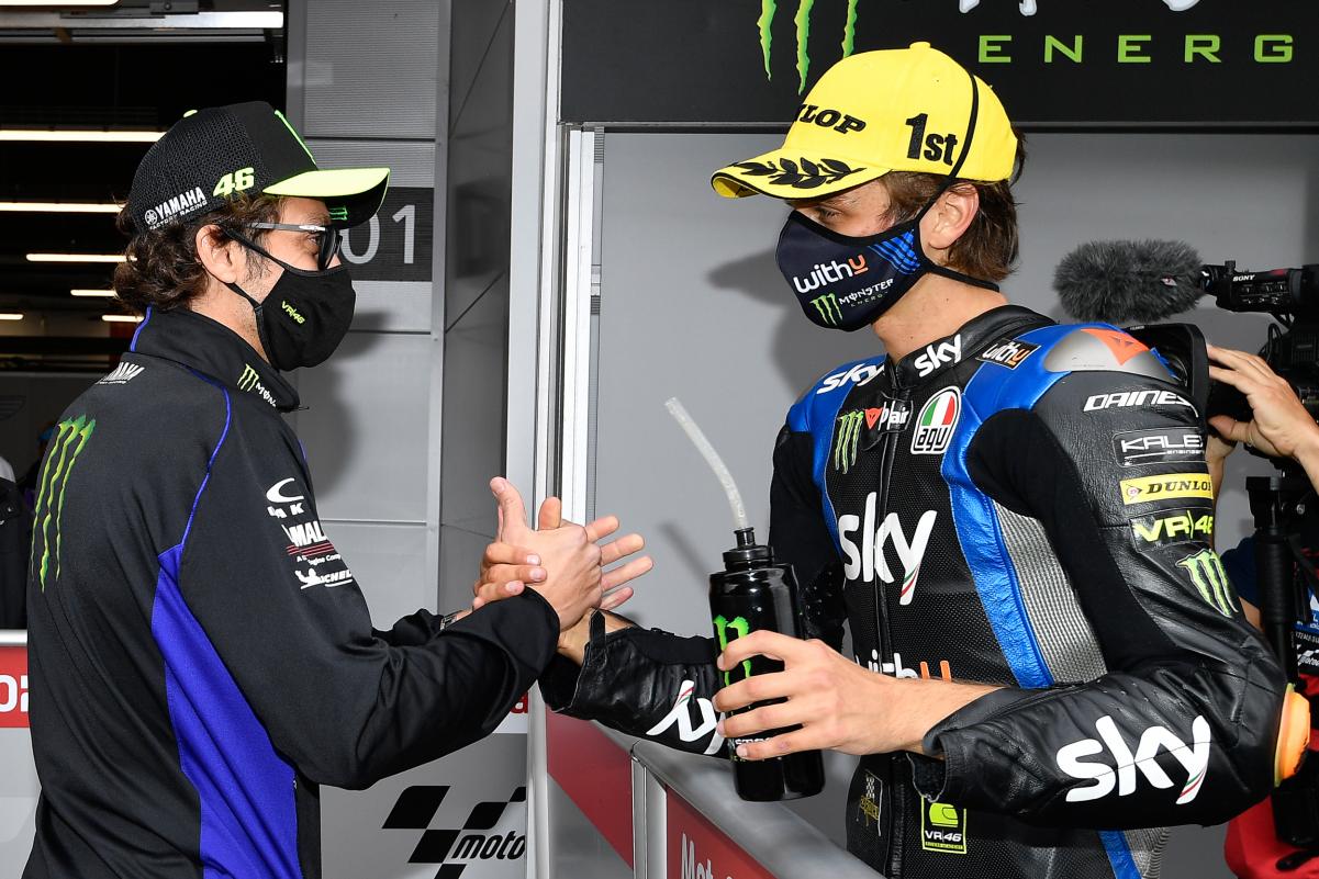 MotoGP Valentino Rossi : « Luca Marini ? J’espère qu’il restera en Moto2 ! »
