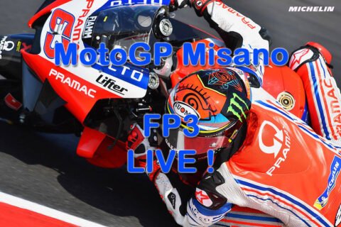 MotoGP LIVE Misano 2 FP3 : Un record et une chute pour Pecco Bagnaia !
