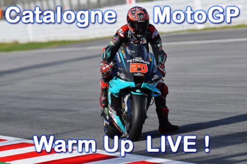 MotoGP LIVE Barcelone Warm Up : Fabio Quartararo laisse son empreinte !