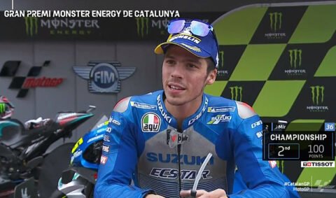 MotoGP Barcelone J3 Course : Joan Mir (Suzuki/2) « à chaud » !