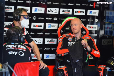 MotoGP Test Misano : Bradley Smith (Aprilia/15) essaye un nouveau châssis