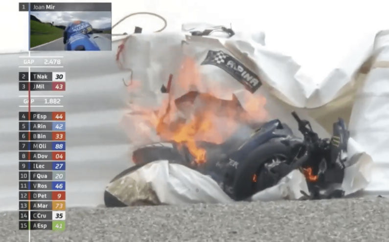 MotoGP Misano1 : Yamaha sauve le moteur de la M1 de Maverick Viñales qui a brûlé en Autriche