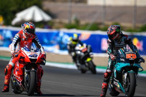 MotoGP la visière tueuse de Ducati de Quartararo vendue aux enchères : une belle plus-value !