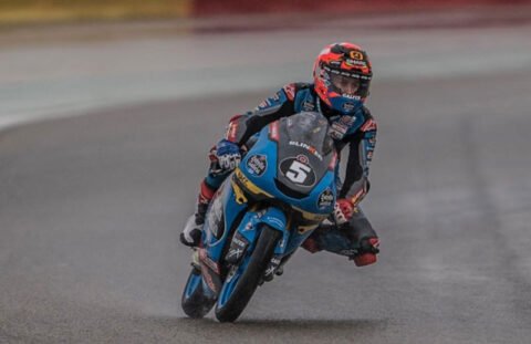 FIM CEV Aragón 1: Fellon 4, Perrin faster in qualifying in the rain