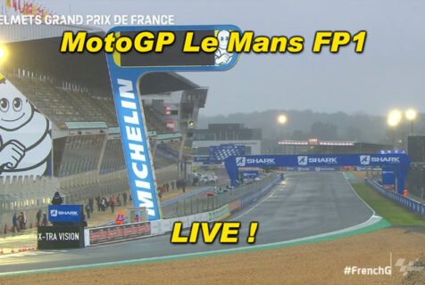 MotoGP AO VIVO Le Mans França FP1: Bradley Smith e Johann Zarco!