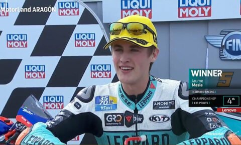 Moto3 Aragón-2 J3 Course : Le top 3 « à chaud » !