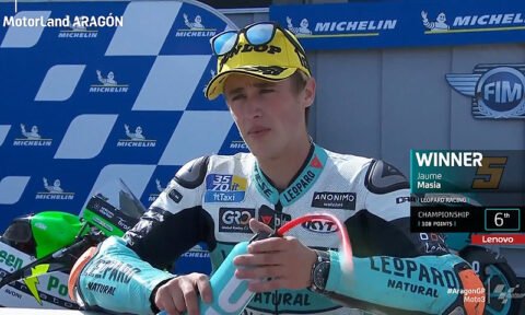 Moto3アラゴン-1 J3レース：トップ3が“熱い”！