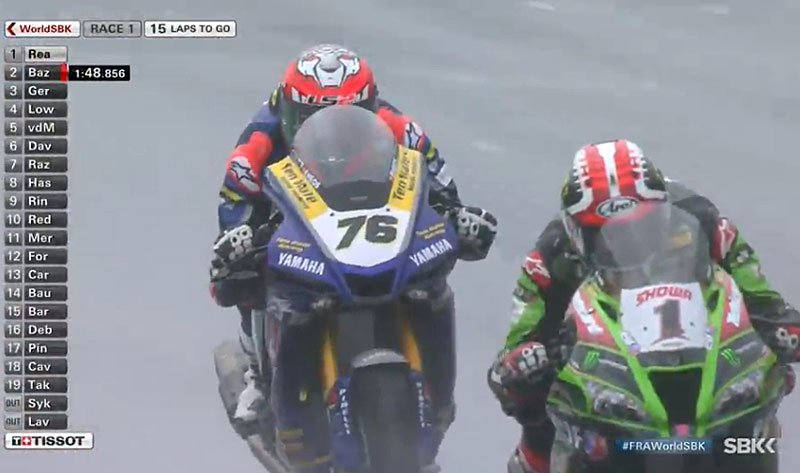 WSBK Superbike Magny-Cours Course 1 : Loris Baz brillant derrière le monstrueux Jonathan Rea !