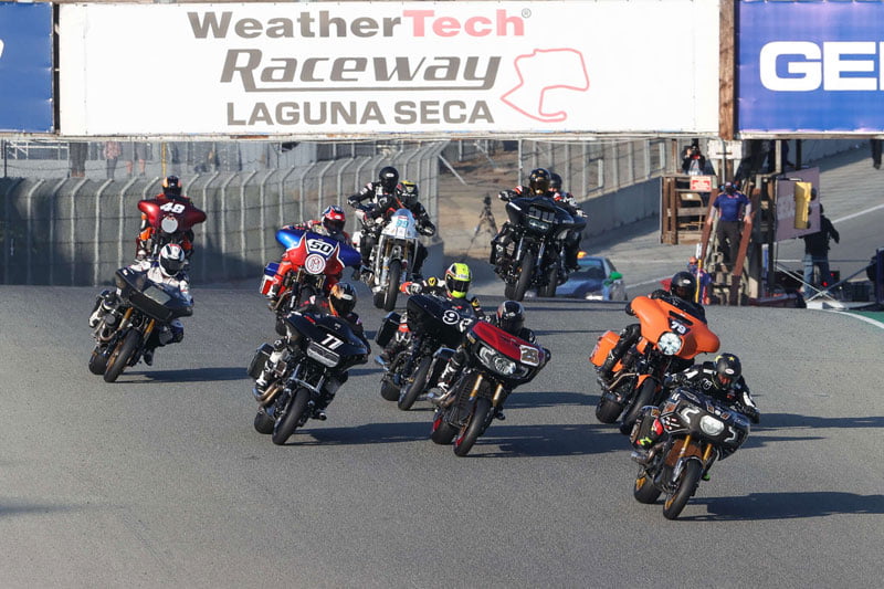 Unusual and spectacular: Baggers' first race is a hit at Laguna Seca! (Video)