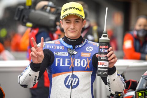 Moto2 アッセン FP2: 水上でくつろぐガルゾ