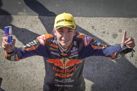 Moto3 Portimao Course : Raúl Fernandez formidable, Albert Arenas Champion du Monde