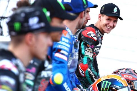 MotoGP [Vidéo] : Quartararo a rodé la BMW de son père