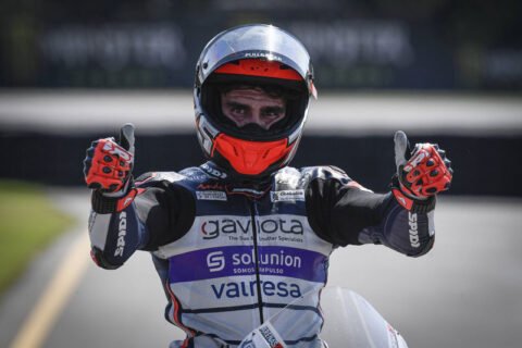 Portrait d'Albert Arenas, champion du monde 2020 Moto3 dimanche, déjà en Moto2 lundi