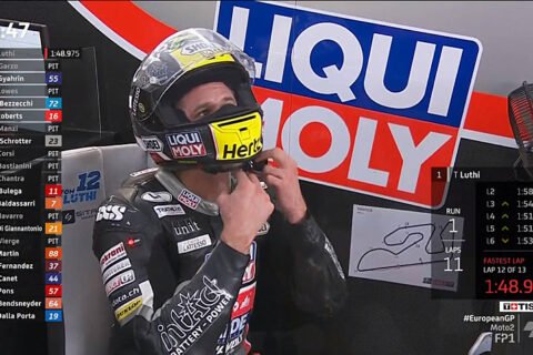 Moto2 Valence-1 FP1 : Tom Lüthi le plus rapide malgré une chute