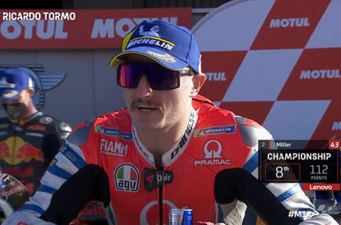 Corrida MotoGP Valence-2 J3: Jack Miller (Ducati/2) “quente”!