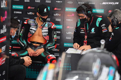 MotoGP Valencia-2 J1, Debriefing Fabio Quartararo (Yamaha/16): O mistério da M1 que não reage, etc. (Totalidade)