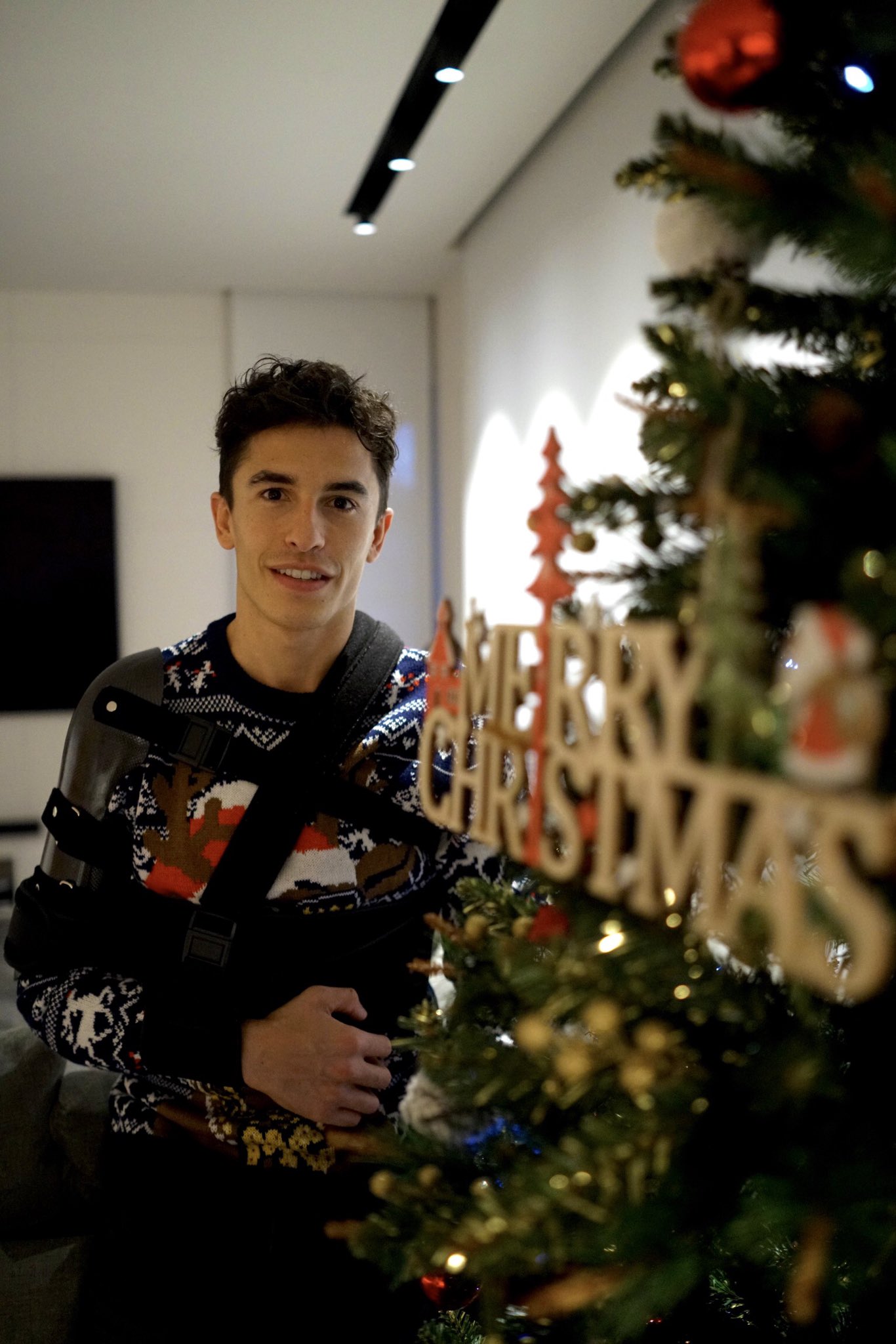 Marc Marquez se montre à nouveau avec son armure et ce n'est pas de bon augure ... 