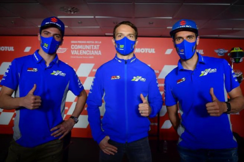 MotoGP Suzuki : Mir et Rins mettent Guintoli à l’honneur