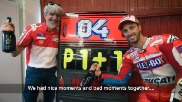 Ducati se despede de Dovizioso e Petrucci com palavras bem escolhidas...