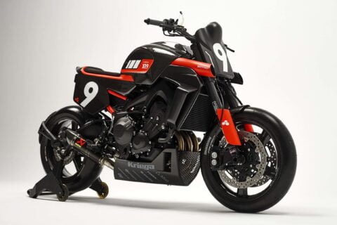 [Street] A Yamaha XSR900 “XR9 Carbona” bodybuilt thanks to BottPower