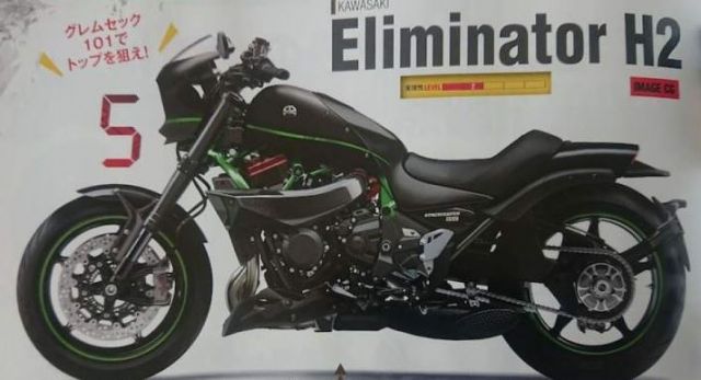 Kawasaki pourrait mettre tout le monde d'accord chez les custom en mettant du H2 dans un Eliminator ... 