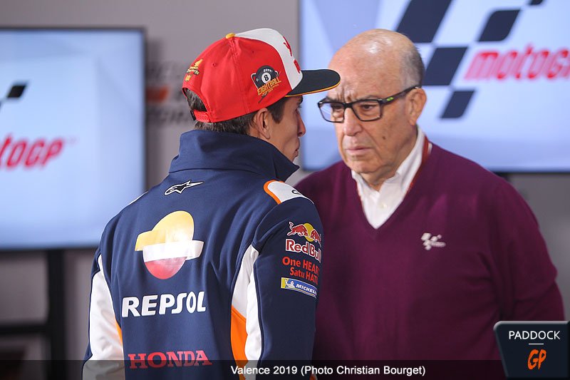 MotoGP, Carmelo Ezpeleta: “Marc Márquez na Gresini Ducati? Acho que foi muito bem pensado”