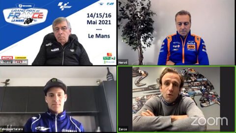 MotoGP : Fabio Quartararo, Johann Zarco et Hervé Poncharal interviewés par Claude Michy en vidéo