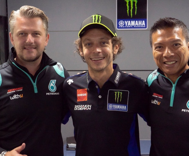 Rossi arrives at Petronas where he will see familiar faces again...