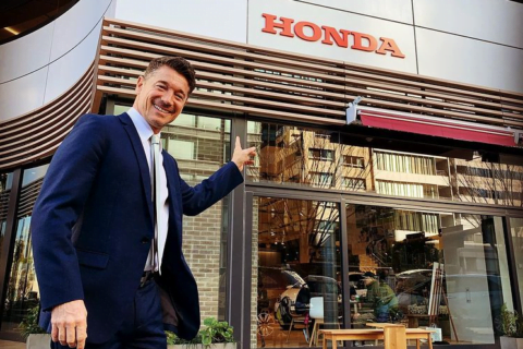Cecchinello est un fidèle de Honda mais il est aussi fairplay ...