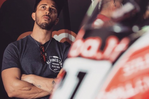 MotoGP: Andrea Dovizioso listens attentively at Kawasaki WSBK