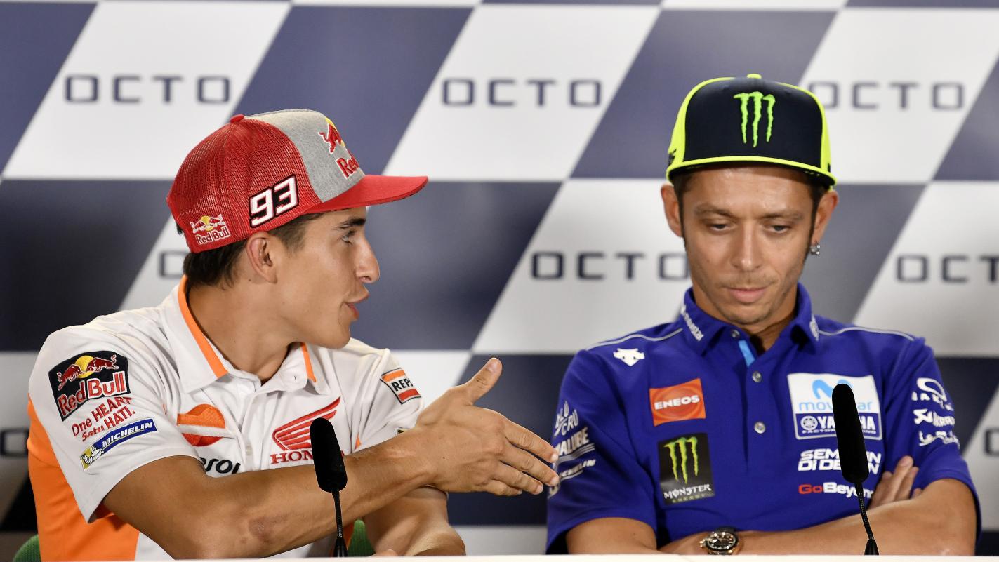 Marc Marquez et Valentino Rossi valent bien une série ...