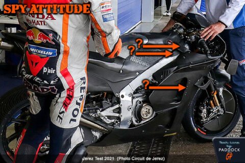 « Spy Attitude » MotoGP : Les Honda RC213V 2021 de Stefan Bradl à Jerez