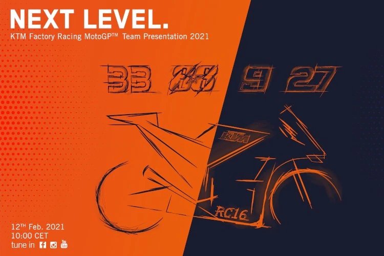 KTM confirma sua apresentação com todas as suas tropas...