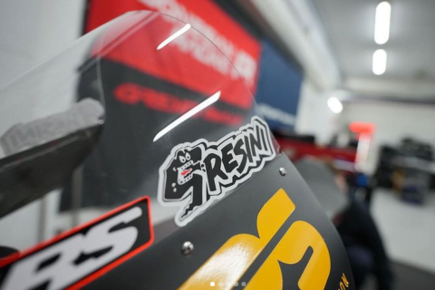 Chez Gresini, la marque du patron sera toujours là ...