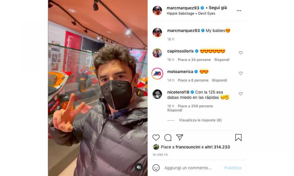 MotoGP [Vidéo] : Marc Marquez présente ses « filles » et elles se ressemblent beaucoup