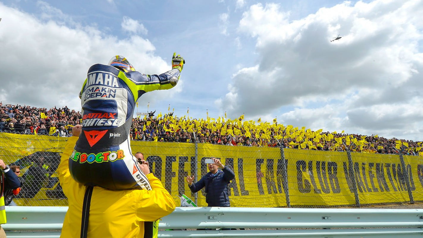 Valentino Rossi lamenta esta comunhão perdida...