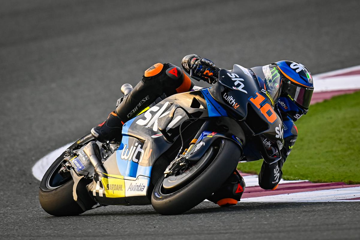 Luca Marini installs VR46 colors in MotoGP.